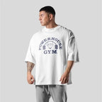 Men's Cotton Gym T-Shirt - Loose Bodybuilding & Running Tee 24 Hour Sport