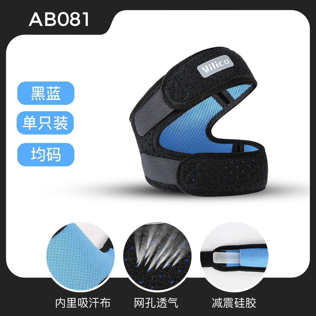 Sports Compression Professional Patella Strap Outdoor Running Fitness Knee Support Special Sleeve for Men Shock Absorption Breat Fury Fits
