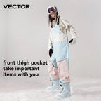 Ski Bib Overalls: Waterproof Snowboard Jumpsuit for Men & Women 24 Hour Sport
