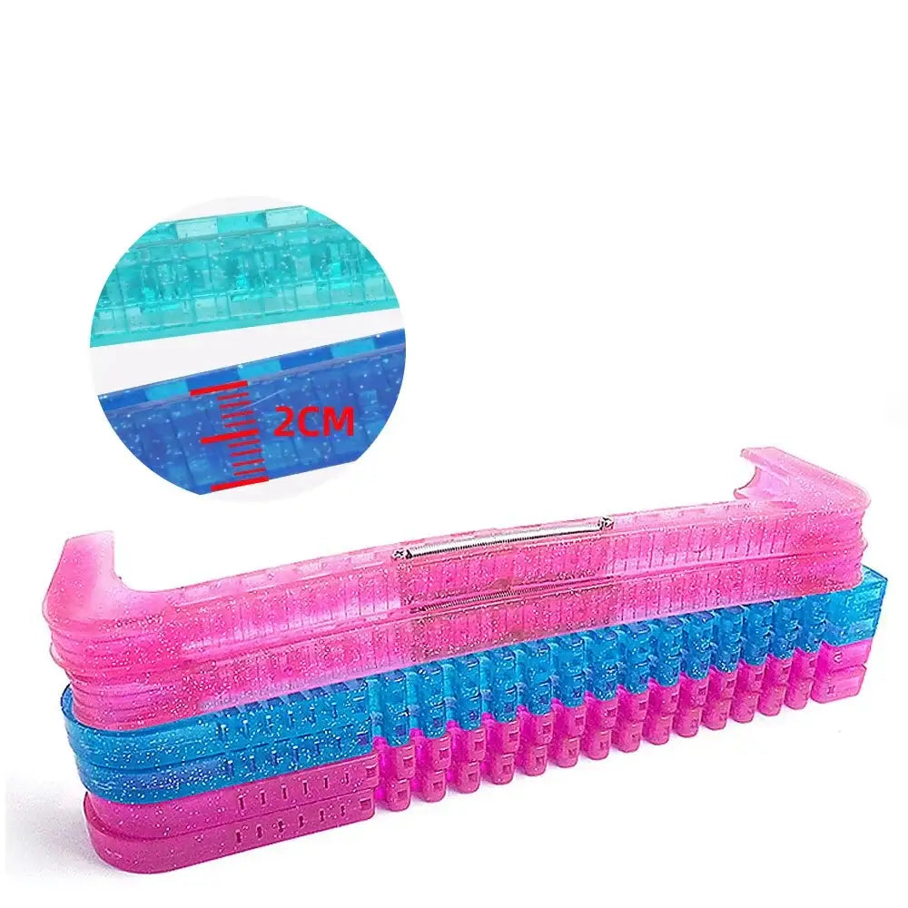 Ice Skate Blade Covers  Soft Plastic Protectors for Women Men Youth and Kids