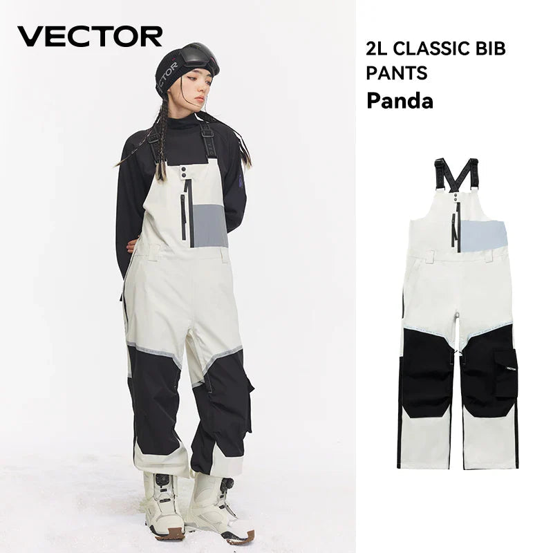 Ski Bib Overalls: Waterproof Snowboard Jumpsuit for Men & Women 24 Hour Sport