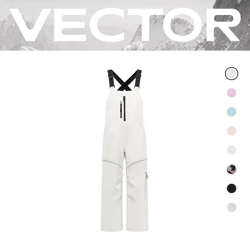 Ski Bib Overalls: Waterproof Snowboard Jumpsuit for Men & Women 24 Hour Sport