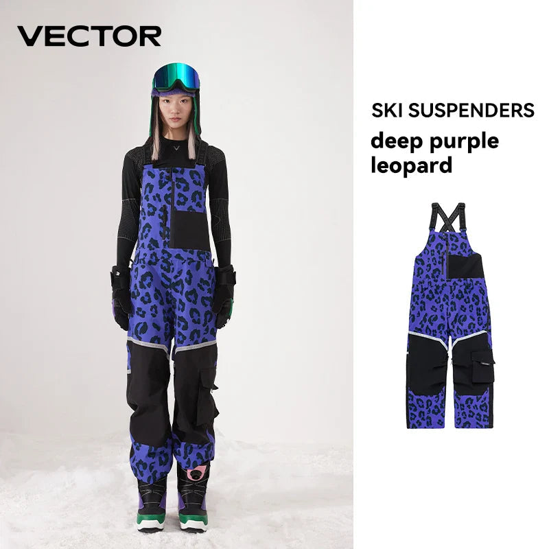 Ski Bib Overalls: Waterproof Snowboard Jumpsuit for Men & Women 24 Hour Sport