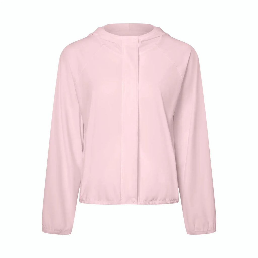 Women's Anti-UV Running Jacket - UPF50+ Quick Dry Hoodie 24 Hour Sport