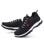 Men's Leather Casual Shoes - Lightweight Tennis & Walking Sneakers 24 Hour Sport