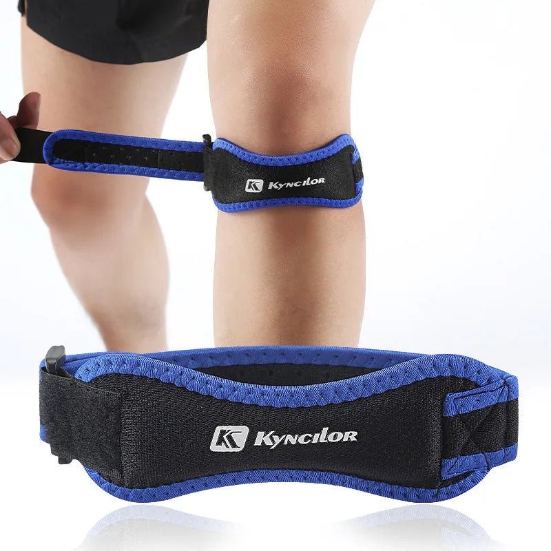 Sports Compression Professional Patella Strap Outdoor Running Fitness Knee Support Special Sleeve for Men Shock Absorption Breat Fury Fits