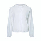Women's Anti-UV Running Jacket - UPF50+ Quick Dry Hoodie 24 Hour Sport