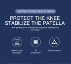 Sports Two-Way Compression Adjustment Patella With Eva Shock Absorption Cycling Running Basketball Meniscus Protection Knee Pads Fury Fits