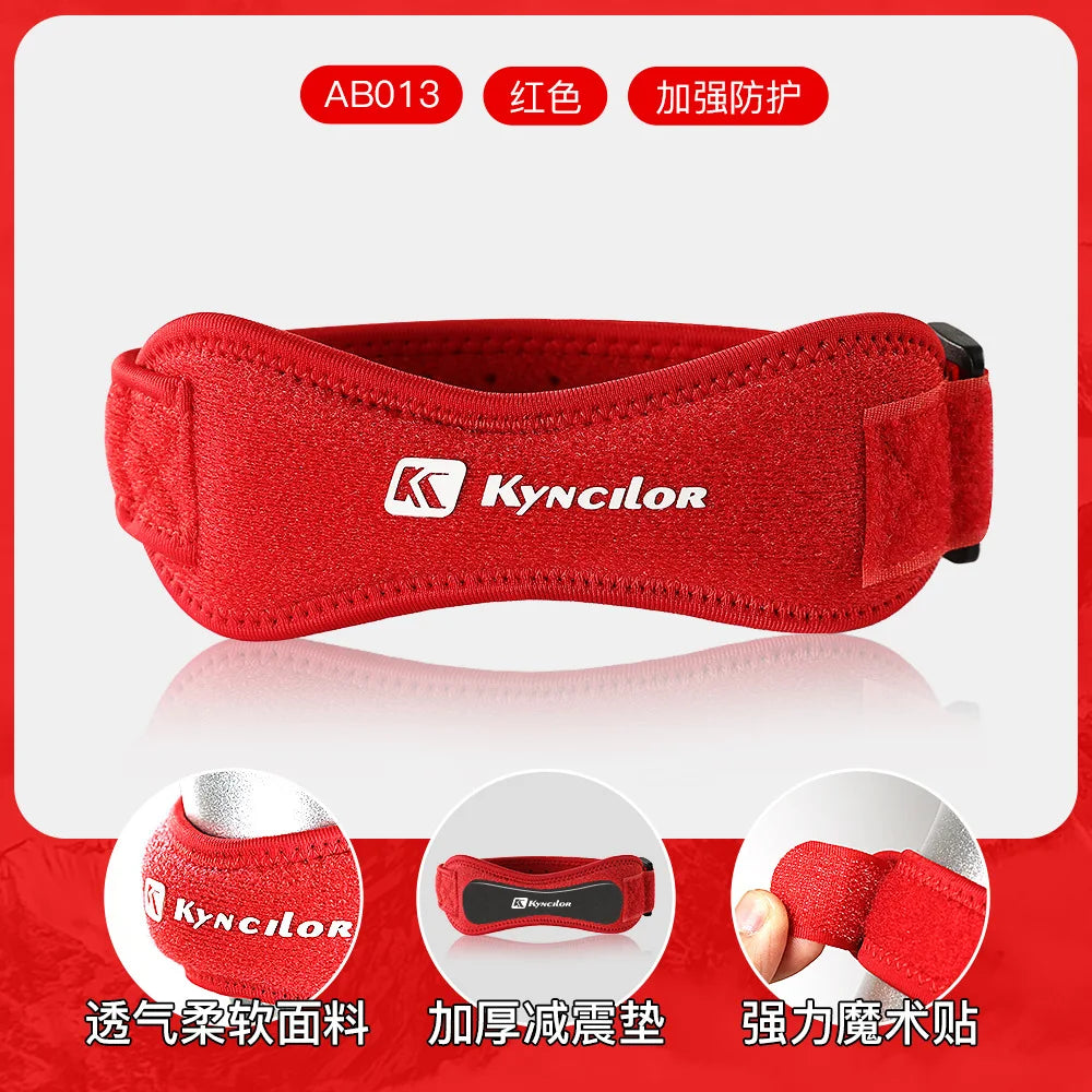 Sports Compression Professional Patella Strap Outdoor Running Fitness Knee Support Special Sleeve for Men Shock Absorption Breat Fury Fits