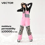Ski Bib Overalls: Waterproof Snowboard Jumpsuit for Men & Women 24 Hour Sport