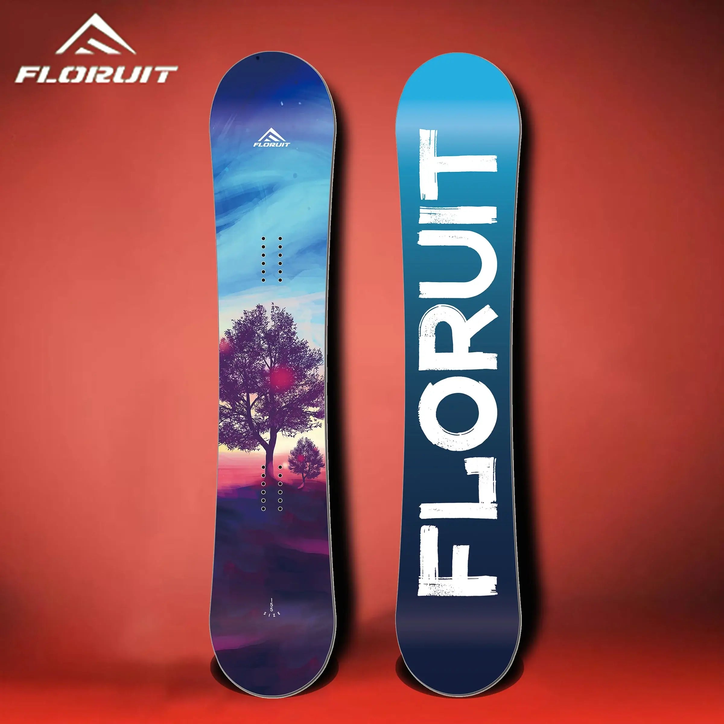 Custom-Made All-Mountain Snowboards with Carbon Fiber & Steel Edges for Adults