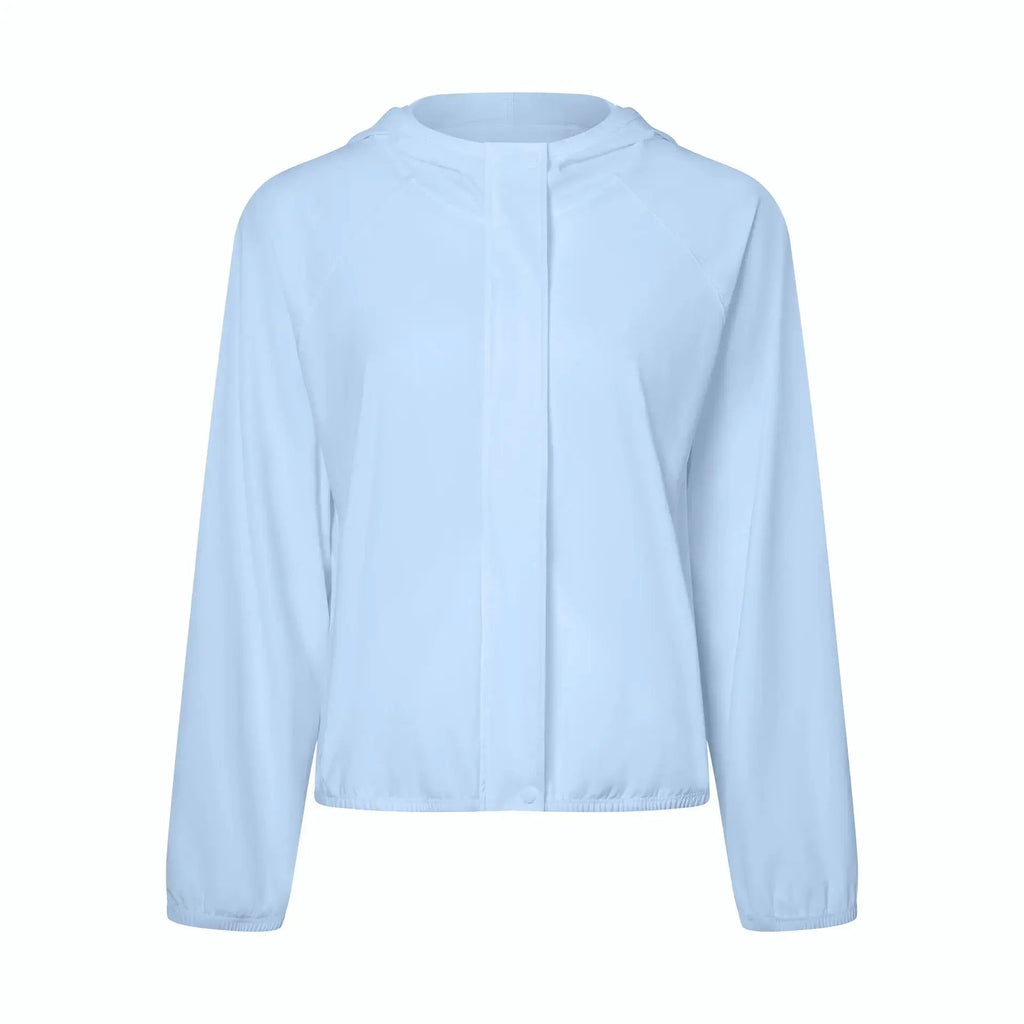 Women's Anti-UV Running Jacket - UPF50+ Quick Dry Hoodie 24 Hour Sport