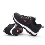 Men's Leather Casual Shoes - Lightweight Tennis & Walking Sneakers 24 Hour Sport
