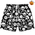 Buckets & Bones - Shorts - Black Bigger Than Basketball