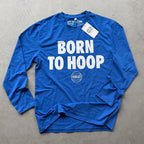 Born To Hoop - Long Sleeve - Blue Bigger Than Basketball