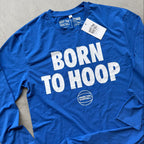Born To Hoop - Long Sleeve - Blue Bigger Than Basketball