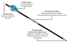 TOTA | Fletched Hunting Arrows | The Arrow | Woven | .204” | 5mm Tooth of the Arrow Broadheads