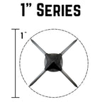 TOTA | 100 grain broadhead | 1-inch solid | fixed blade Tooth of the Arrow Broadheads