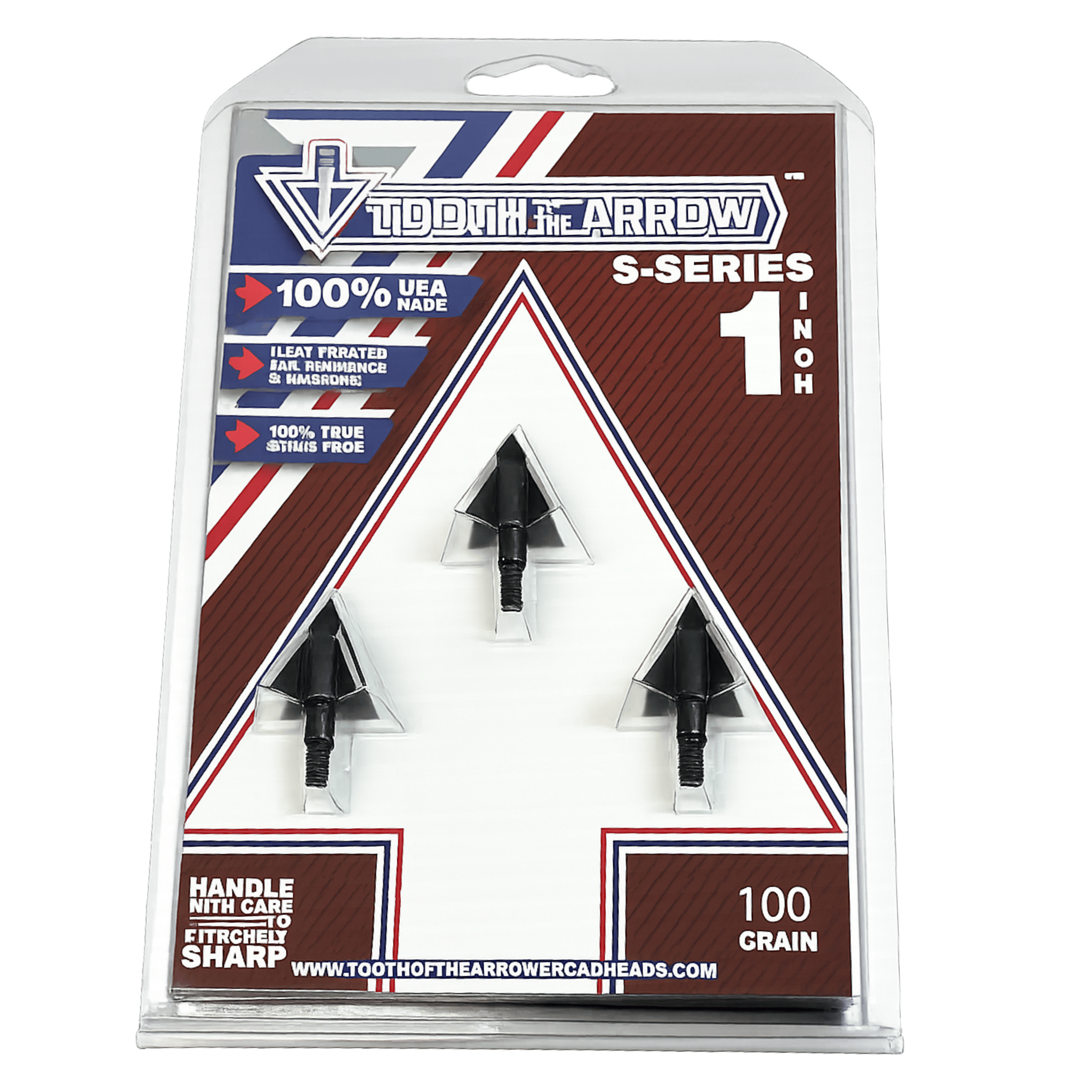TOTA | 100 grain broadhead | 1-inch solid | fixed blade