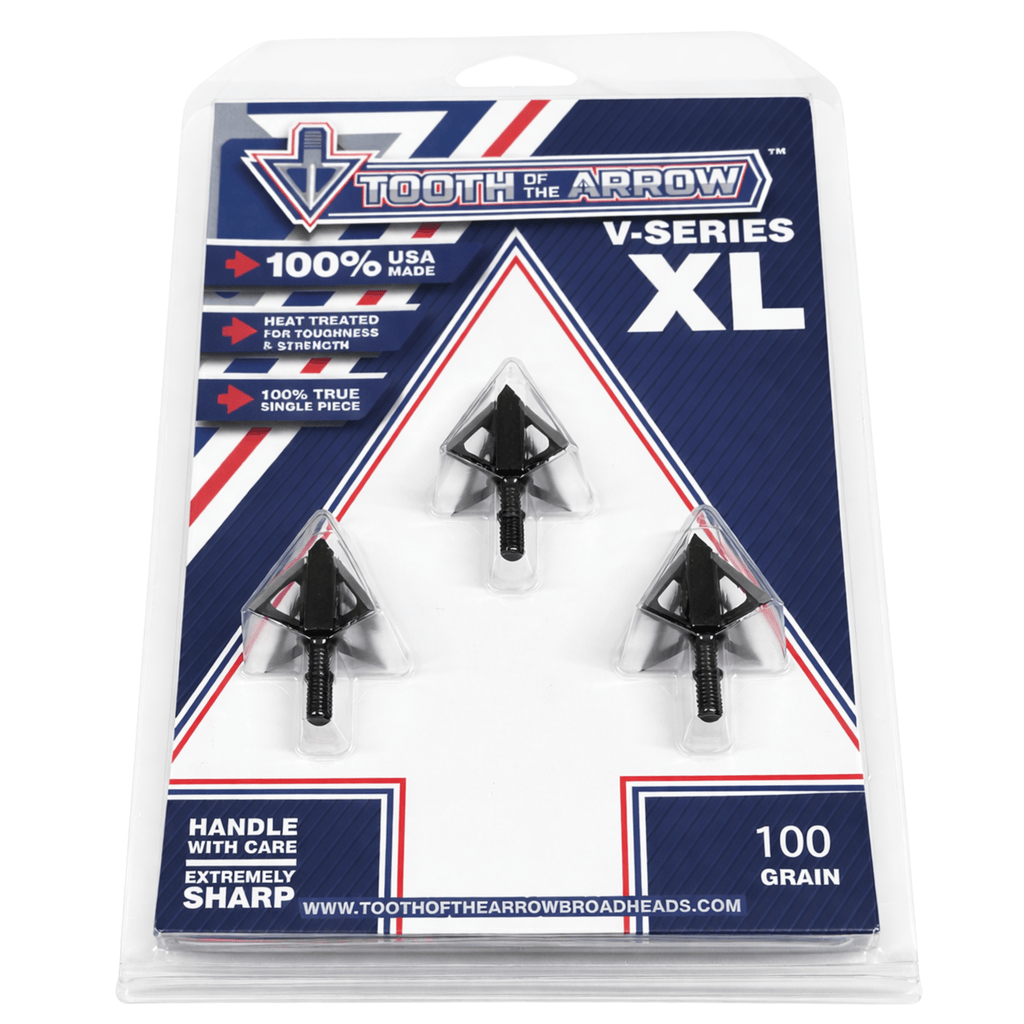 TOTA | 100 grain XL broadhead | 1-3/16-inch vented | fixed blade