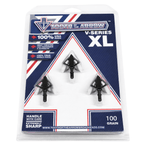 TOTA | 100 grain XL broadhead | 1-3/16-inch vented | fixed blade Tooth of the Arrow Broadheads