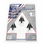 TOTA | 125 grain broadhead | 1-1/8 inch | fixed 3-blade Tooth of the Arrow Broadheads